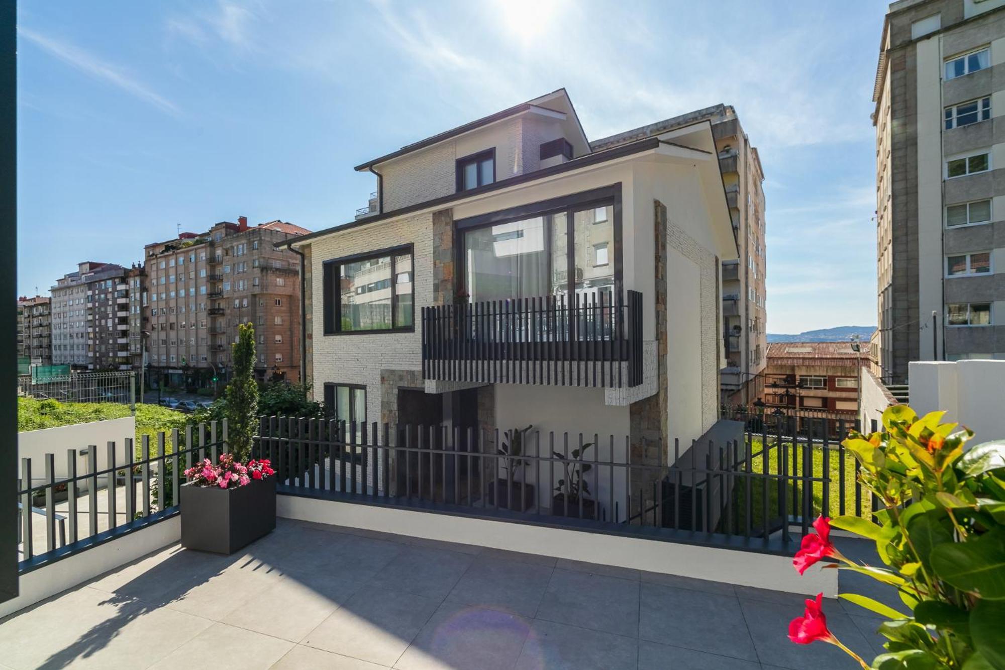 Elegante Y Luminoso En Vigo - Apto 3 By Cabana Rentals Exteriör bild